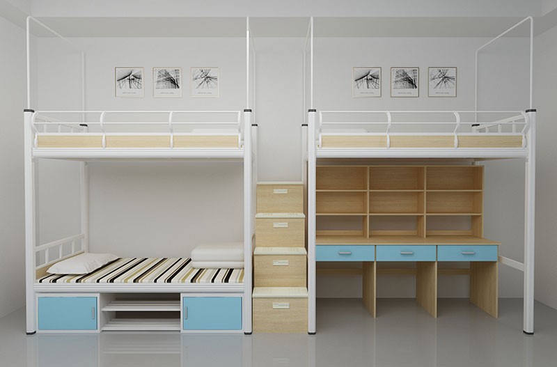 二连三人位中梯组合公寓床